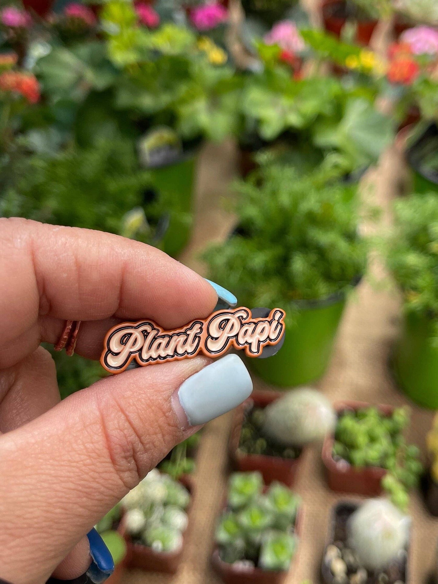 Plant Papi Enamel Pin