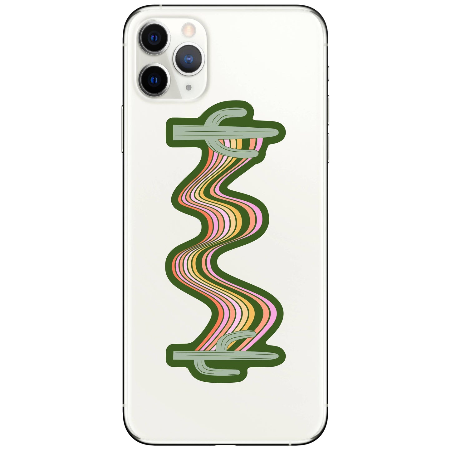 Trippy Cacti Vinyl Sticker