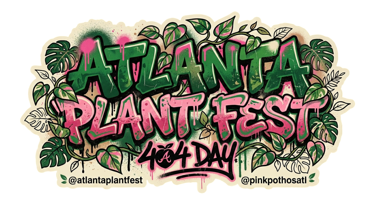 Atlanta Plant Fest x 404 day Sticker