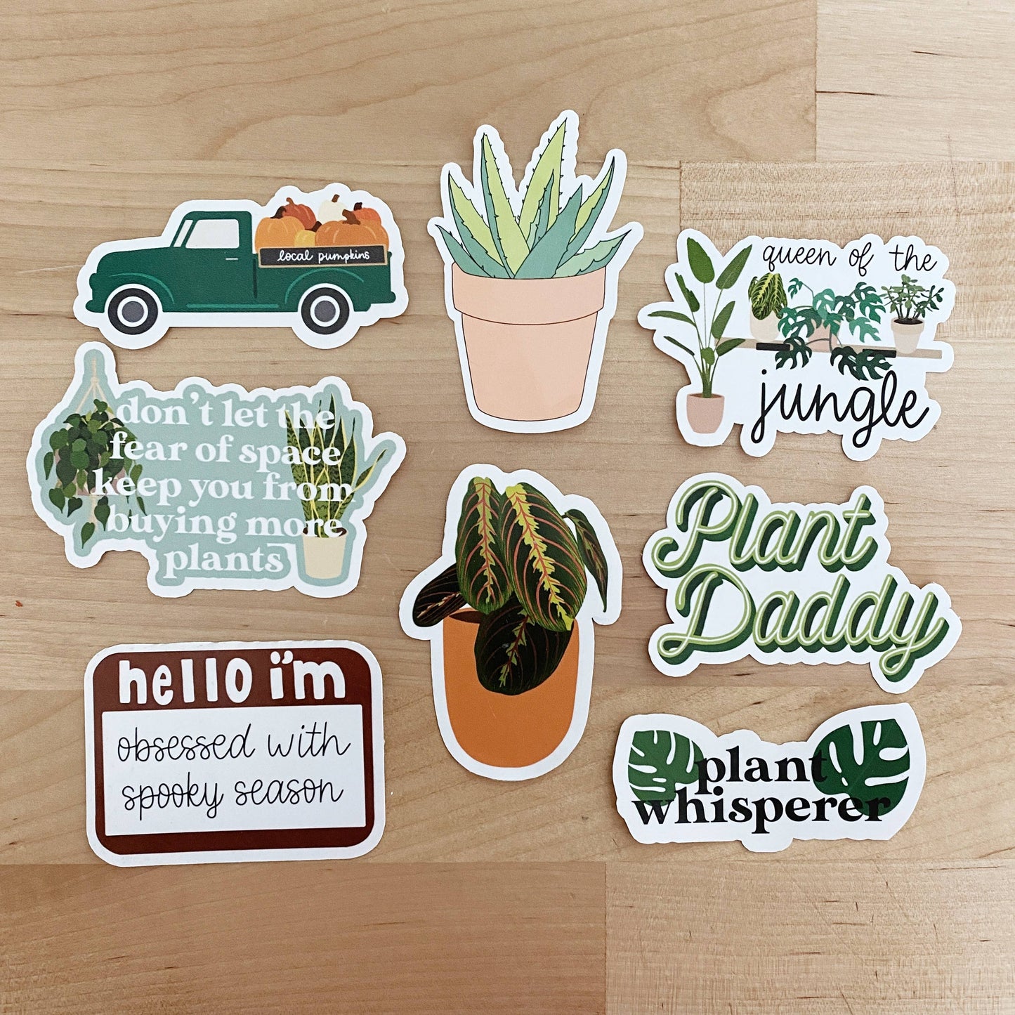 Plant Daddy Script CLEAR Sticker