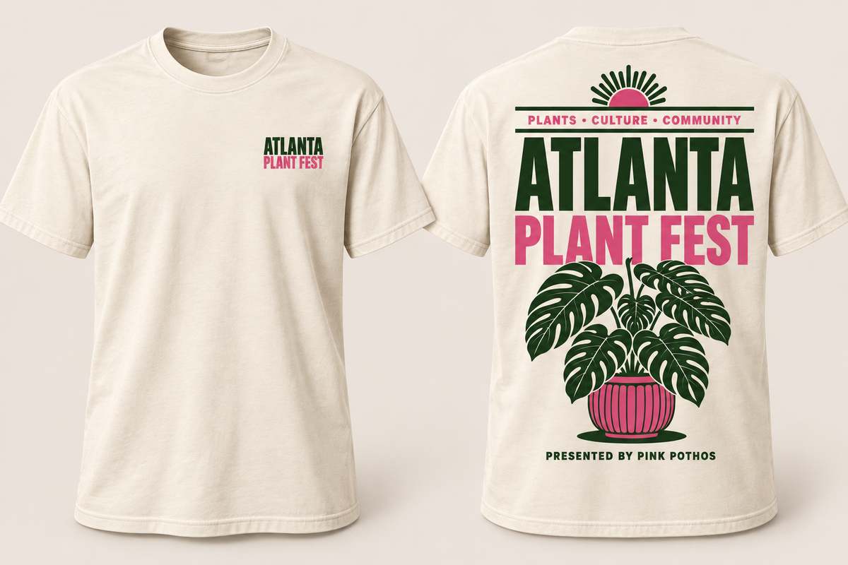 Pink Pothos & Atlanta Plant Fest Graphic Tees