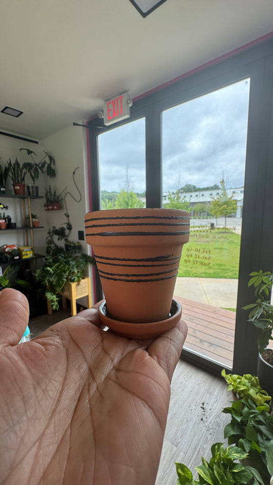 Herati Pot w/ saucer