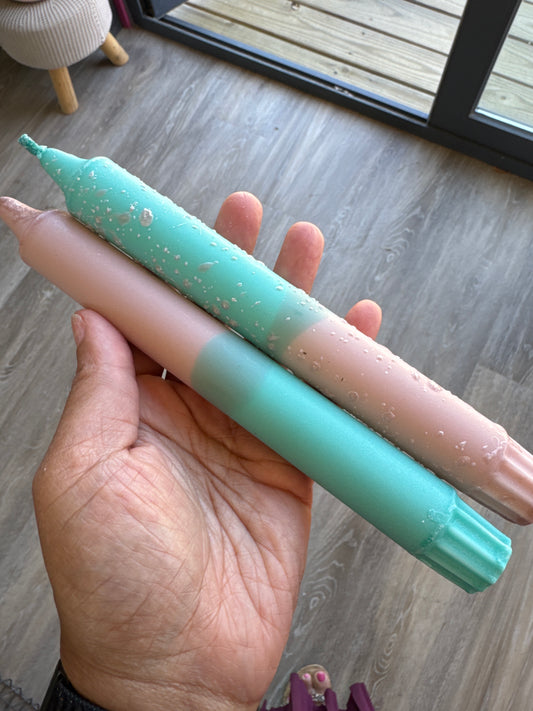 Taper candles- color mix