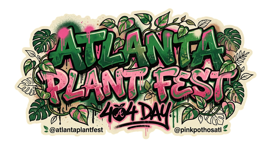 Atlanta Plant Fest x 404 day Sticker
